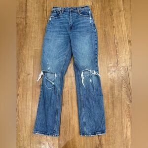 Abercrombie & Fitch 90s straight ultra high rise